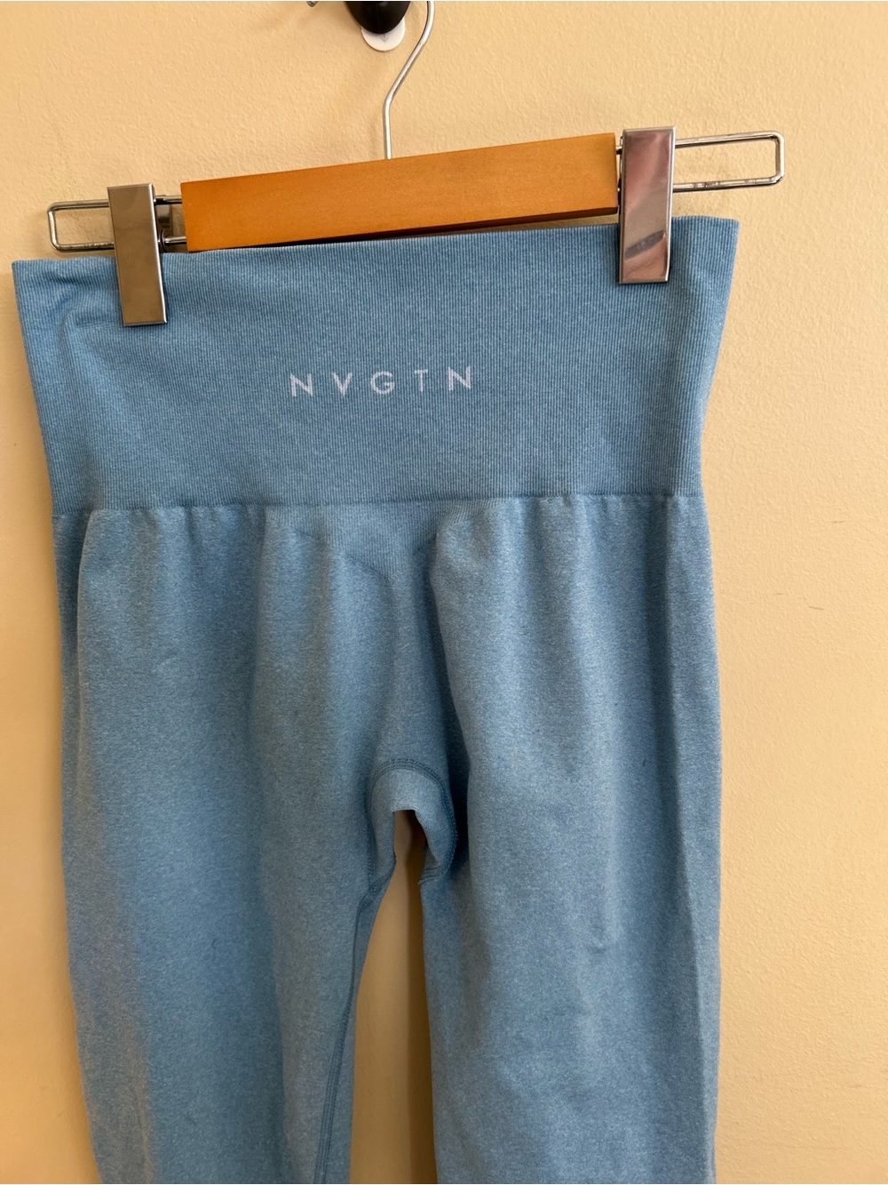 NVGTN Light Blue High-Waist Stretch Leggings